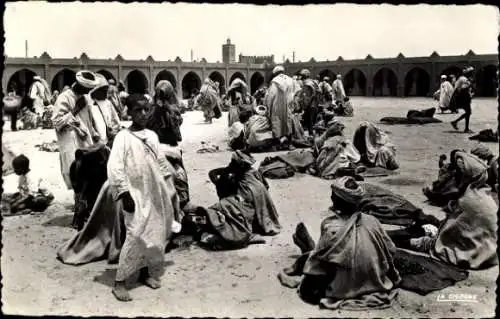 Ak Ksar Es Souk Marokko, Le Souk, Marktplatz, Marokkaner