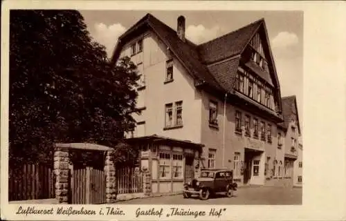 Ak Weißenborn Holzland Thüringen, Gasthof Thüringer Hof