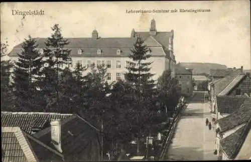 Ak Dingelstädt im Eichsfeld Thüringen, Lehrerinnenseminar, Rietstiegstraße