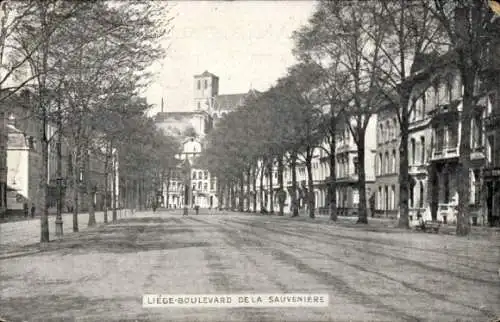 Ak Liège Lüttich Wallonien, Boulevard de la Sauvenière