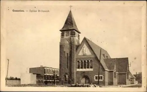 Ak Gosselies Charleroi Wallonien Hennegau, Kirche Saint-Joseph