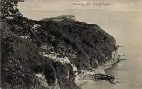 Ak Clovelly Devon England, Von Hobby-Drive