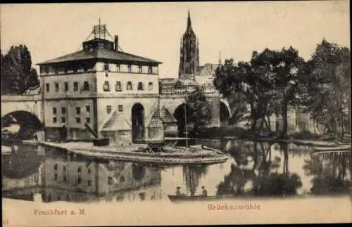 Ak Frankfurt am Main, Brückenmühle