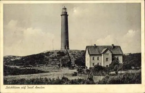 Ak Insel Amrum Nordfriesland, Leuchtturm