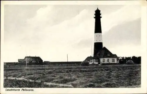 Ak Insel Pellworm Nordfriesland, Leuchtturm