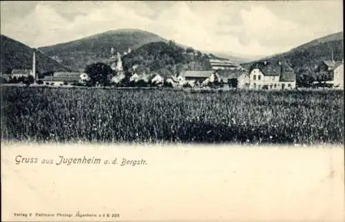 Ak Jugenheim an der Bergstraße Hessen, Gesamtansicht