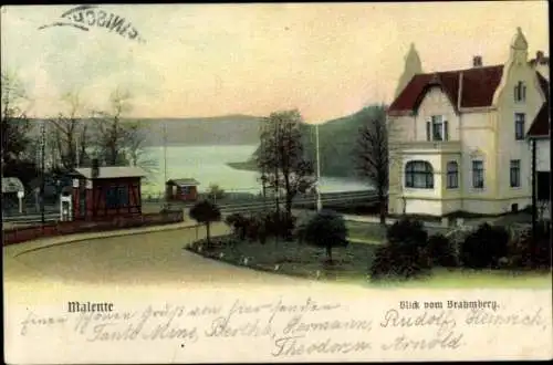 Ak Malente in Ostholstein, Blick vom Brahmberg, Villa