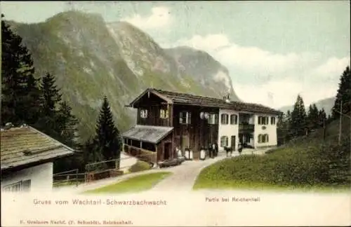 Ak Ramsau im Berchtesgadener Land Oberbayern, Schwarzbachwacht, Wachterlhöhe