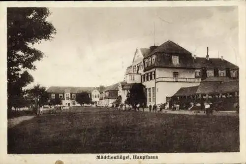 Ak Nordholz Wurster Nordseeküste, Kinderheim des Roten Kreuzes, Mädchenflügel, Haupthaus