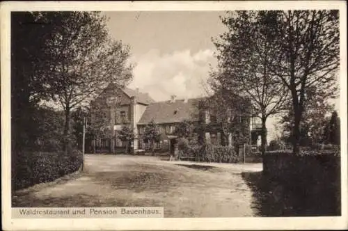 Ak Rath Düsseldorf am Rhein, Waldrestaurant und Pension Bauenhaus, L. Gerber