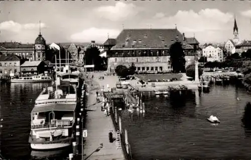 Ak Konstanz am Bodensee, Hafen, Konzil