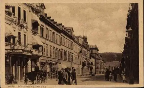 Ak Koblenz, Schlossstraße, Hotel Monopol, Kutsche