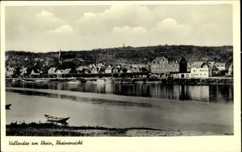 Ak Vallendar am Rhein, Teilansicht