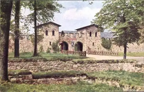 Ak Bad Homburg vor der Höhe, Die Saalburg, Porta Decumana