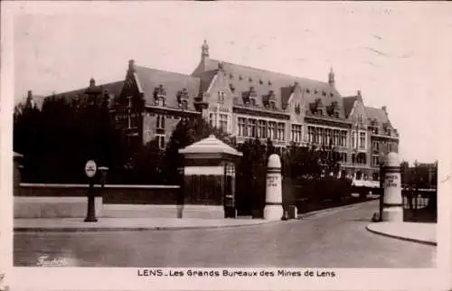 Ak Lens Pas de Calais, Les Grands Bureaux des Mines de Lens