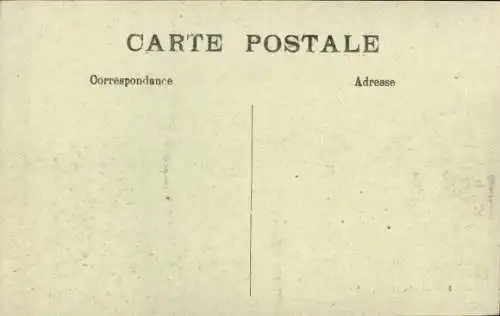 Ak Bucquoy Pas de Calais, Rue de Puisieux, Ruines du Pensionnat