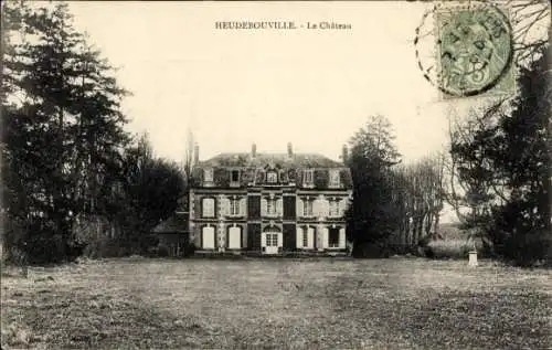 Ak Heudebouville Les Andelys Eure, Le Château