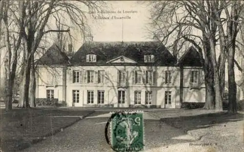 Ak Louviers Eure, Schlossblick