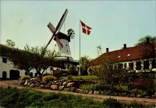 Ak Dybbøl Düppel Dänemark, Windmühle