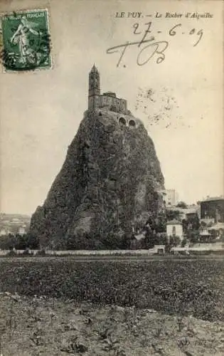 Ak Le Puy en Velay Haute Loire, Rocher Saint-Michel d'Aiguilhe