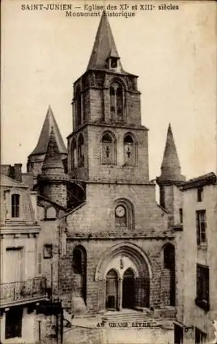 Ak Saint Junien Haute Vienne, Eglise