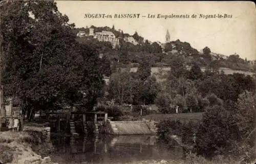 Ak Nogent en Bassigny Haute Marne, les Empalements de Nogent-le-Bas