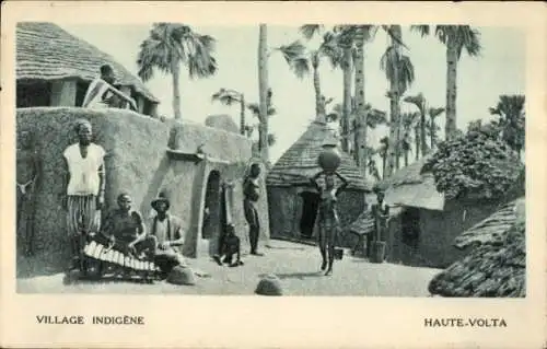 Ak Haute Volta Burkina Faso, indigenes Dorf