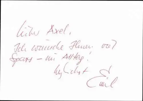 51 Stücke Autogramme Schauspieler