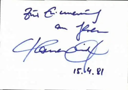 51 Stücke Autogramme Schauspieler