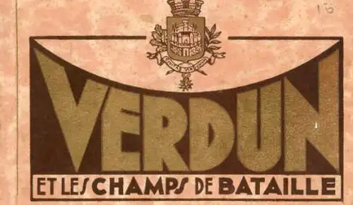 kleines Album 20 Ak Verdun Meuse  1920-1930 Et les champs de Bataille