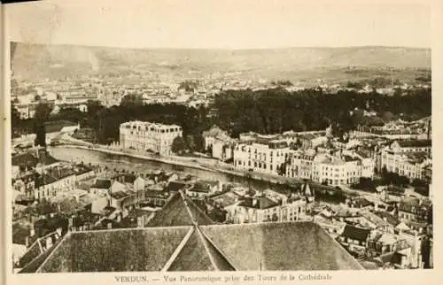 kleines Album 20 Ak Verdun Meuse  1920-1930 Et les champs de Bataille 