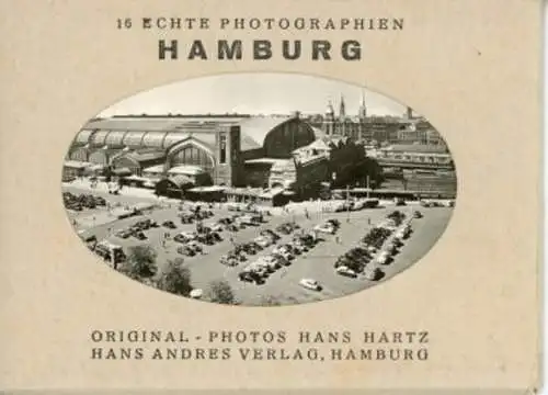 Set von 16 Echte Photographien Hamburg. im Umschlag.  Oroginal- Photos Hans Hartz