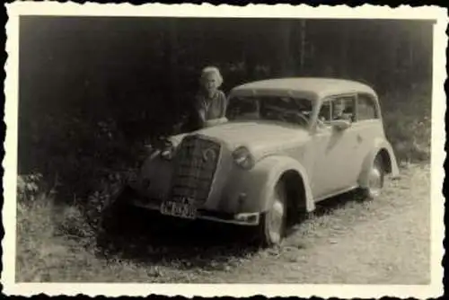 Set von 23 Fotos Auto, Steiger-Martini, BMW Dixi, Opel Super 6...