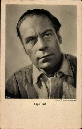 Ak Schauspieler Sepp Rist, Portrait