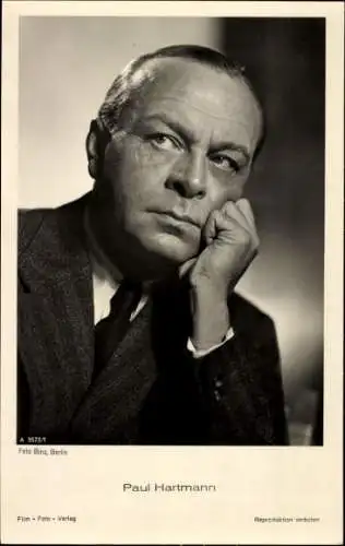 Ak Schauspieler Paul Hartmann, Portrait, Film Foto Verlag A 3573/1