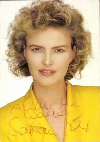 Ak Schauspielerin Sabine Rex, Portrait, Autogramm