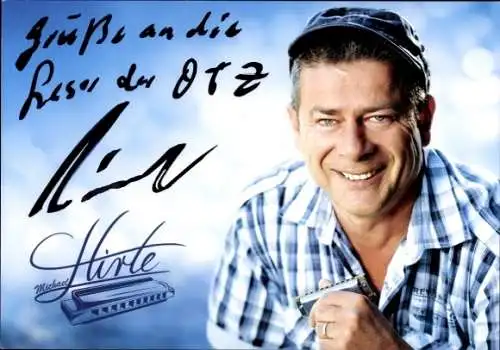 Ak Schauspieler und Sänger Michael Hirte, Portrait, Autogramm