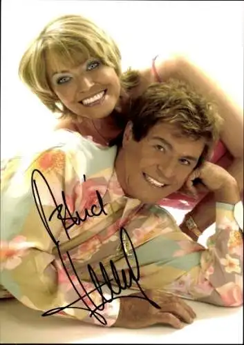 Ak Schauspieler und Sänger Astrid und Freddy Breck, Portrait, Autogramme