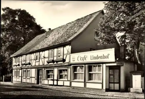 Ak Ilsenburg im Harz, FDGB Cafe Lindenhof