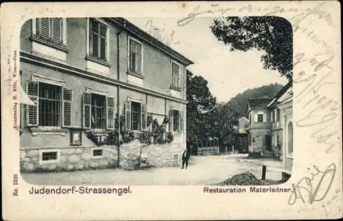 Ak Judendorf Straßengel Steiermark, Restauration Materleitner