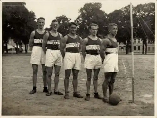 Foto Ak MSV Zehdenick, Faustball-Gaumeister 1931