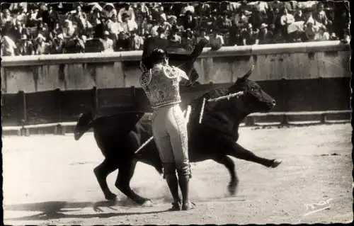 Ak Corrida de toros, Stierkampf