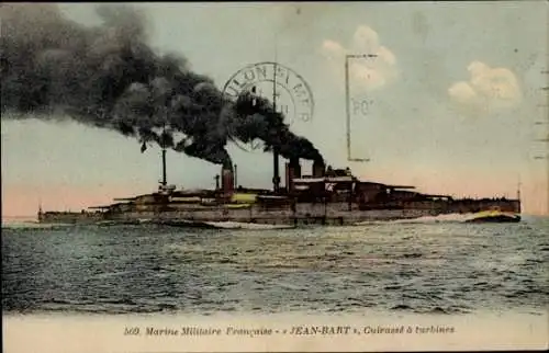 Ak Französisches Kriegsschiff Jean Bart, Französische Marine