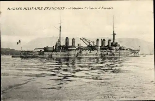 Ak Französisches Kriegsschiff Voltaire, Französische Marine