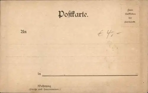 Studentika Ak Wappen eines studentischen Vereins, Ritterhelm, Schutzschild