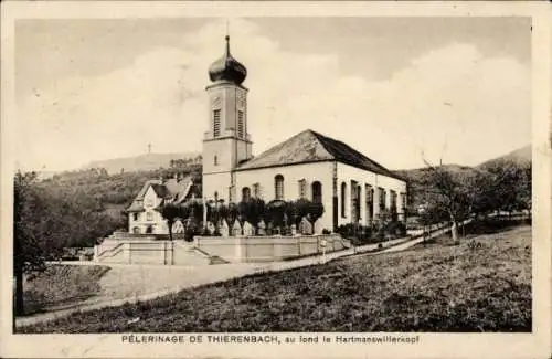 Ak Thierenbach Jungholtz Jungholz Elsass Haut Rhin, Wallfahrtskirche