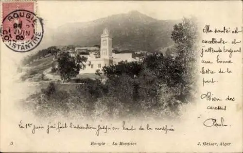 Ak Bougie Algerien, Die Moschee