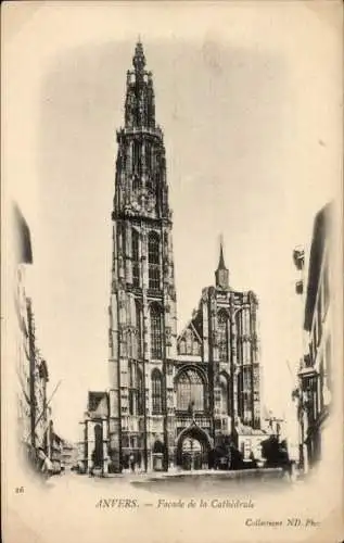 Ak Antwerpen Antwerpen Flandern, Kathedrale