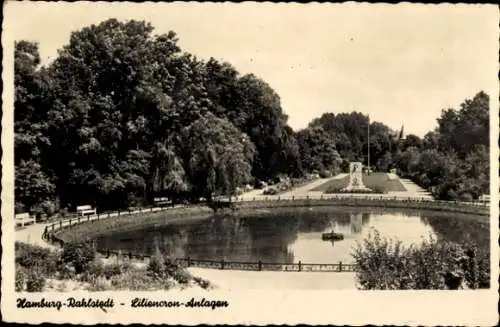 Ak Hamburg Wandsbek Rahlstedt, Liliencron-Anlagen