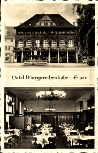 Ak Margarethenhöhe Essen Ruhrgebiet, Hotel Restaurant Margarethenhöhe, Inh. Josef Kallenberg